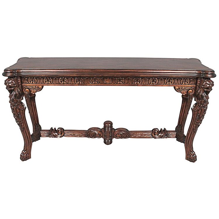 Lord Raffles Grand Hall Lion Leg Console Design Toscano