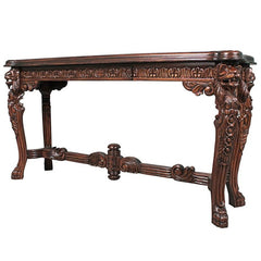 Lord Raffles Grand Hall Lion Leg Console Design Toscano