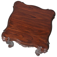 Lord Raffles Grande Hall Lion Leg Side Table Design Toscano