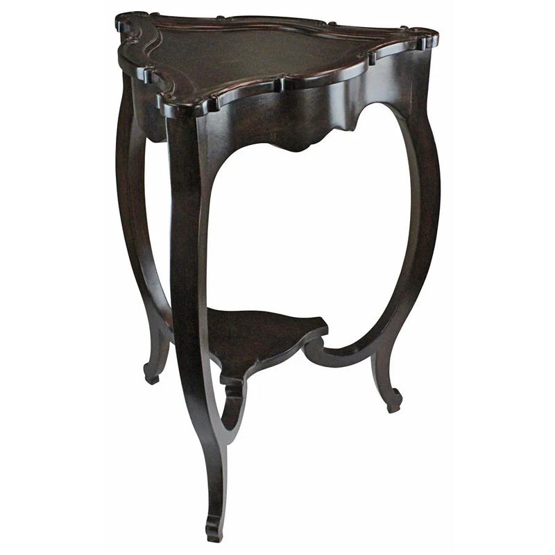 Brighton Manor Triangular Side Table Design Toscano