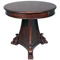 Lafayette Gueridon Pedestal Table Design Toscano