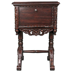 Lady Rebecca Victorian Bedside Table Design Toscano