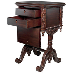 Lady Rebecca Victorian Bedside Table Design Toscano