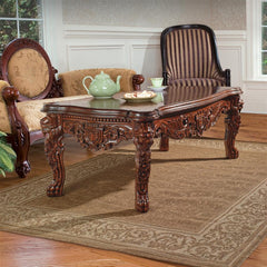 The Lord Raffles Grand Hall Lion Leg Coffee Table Design Toscano