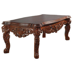 The Lord Raffles Grand Hall Lion Leg Coffee Table Design Toscano