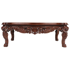 The Lord Raffles Grand Hall Lion Leg Coffee Table Design Toscano