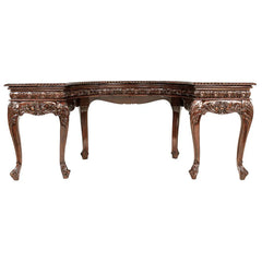 La Voute Grande Crescent Mahogany Executive Desk Design Toscano