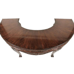 La Voute Grande Crescent Mahogany Executive Desk Design Toscano