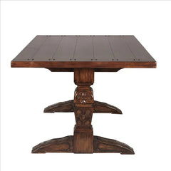 English Gothic Refectory High Table Design Toscano