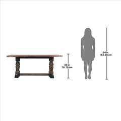 English Gothic Refectory High Table Design Toscano