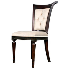 Bacall Waterfall Curved Back Dining Chair Set Design Toscano