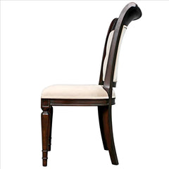 Bacall Waterfall Curved Back Dining Chair Set Design Toscano