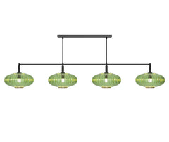 PRO66 - Prohibition 4 Glass Shade 65" Fixture