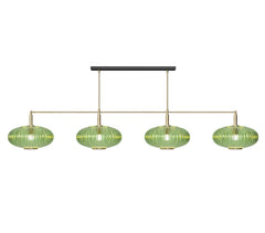 PRO66 - Prohibition 4 Glass Shade 65" Fixture