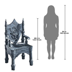 The Dragon of Upminster Castle Throne Chair Design Toscano