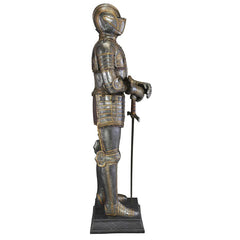 Knight's Guard Medieval Armor Sculpture with Sword