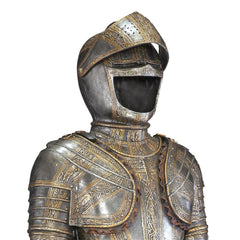 Knight's Guard Medieval Armor Sculpture with Sword