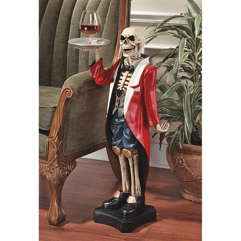 Bones the English Butler Sculptural Pedestal Table