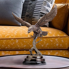 Eagle in Flight Quality Lost Wax Bronze Statue