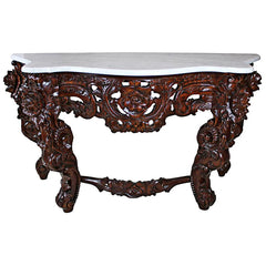 Hapsburg Marble Topped Console Table Design Toscano