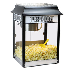 1911 8 Ounce Black & Chrome Popcorn Machine by Paragon