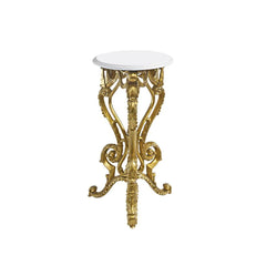 Palace of Versailles Petite Accent Pedestal Table Design Toscano