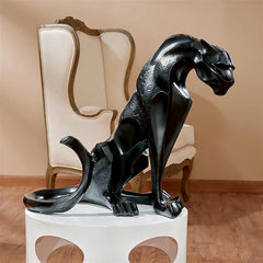 Rampant Tranquility Jungle Jaguar Panther Statue