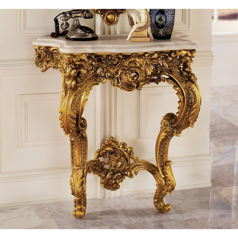 Madame Antoinette Wall Console Table Design Toscano