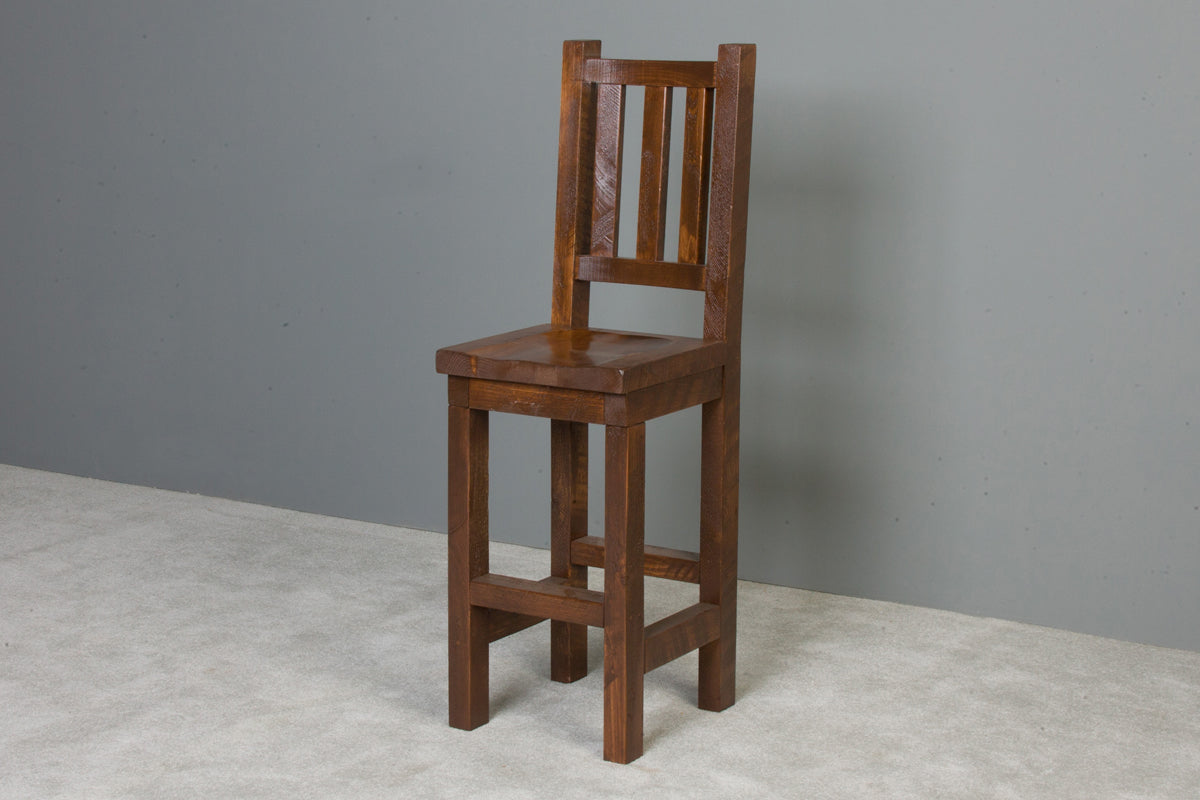 Barnwood Pub Chair Viking Log Furniture