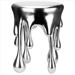 Splash Droplet Sculptural Side Table Design Toscano