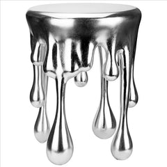 Splash Droplet Sculptural Side Table Design Toscano