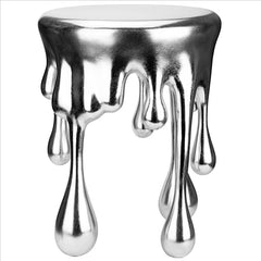 Splash Droplet Sculptural Side Table Design Toscano