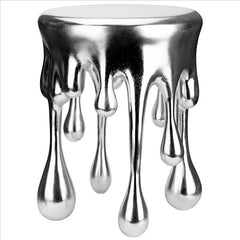 Splash Droplet Sculptural Side Table Design Toscano