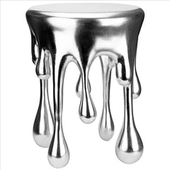 Splash Droplet Sculptural Side Table Design Toscano