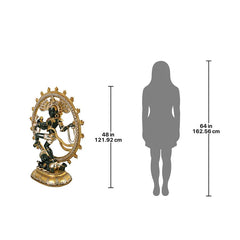 Dancing Shiva God of Cosmic Energy Statue: Grande-Scale