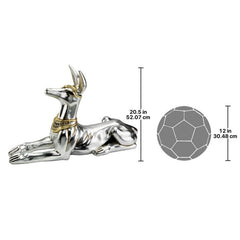 The Pharaoh's Royal Egyptian Hound Anubis Statue