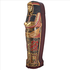 Queen Ankhesenamun Life-Size Sarcophagus Cabinet Design Toscano