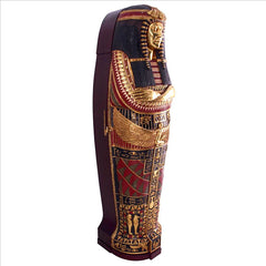 Queen Ankhesenamun Life-Size Sarcophagus Cabinet Design Toscano