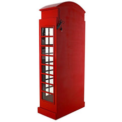 British Telephone Booth Display Cabinet Design Toscano