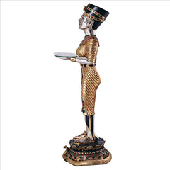 The Egyptian Queen's Faithful Servant Statue Design Toscano