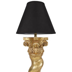 Bernini Barley Twist Column Gold Leaf Floor Lamp