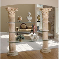 Columns of Corinth Shelves Design Toscano