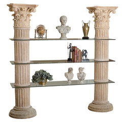 Columns of Corinth Shelves Design Toscano