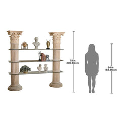 Columns of Corinth Shelves Design Toscano