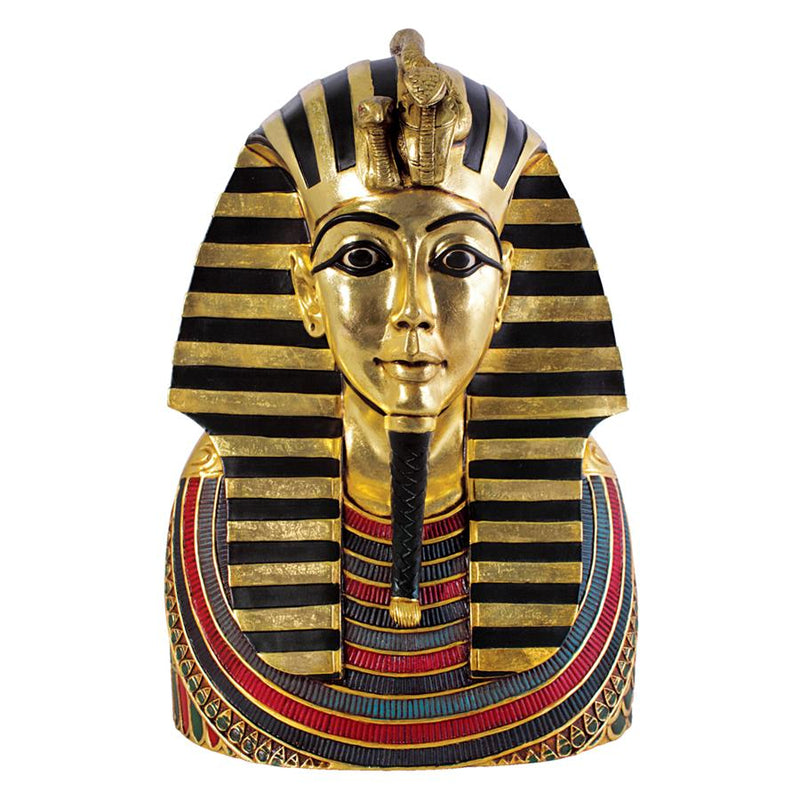 The Golden Shroud of Tutankhamen Egyptian Bust Wall Sculpture