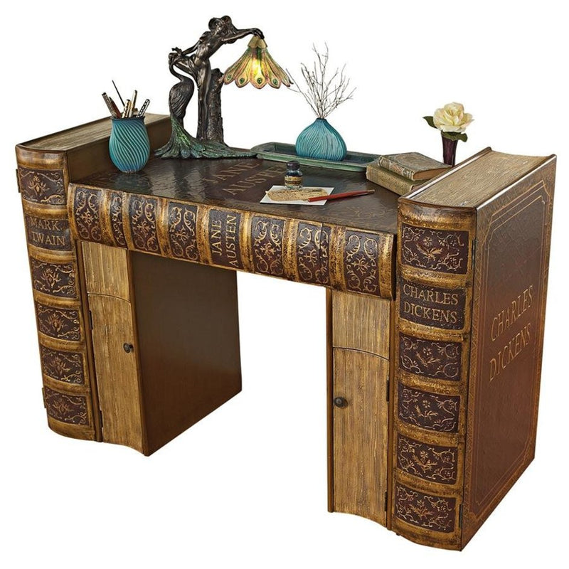 Literary Volumes Writing Desk Design Toscano