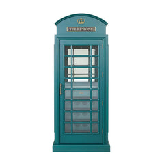 OEBRCB - English Phone Booth Bar Cabinet