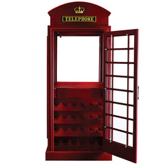 OEBRCB - English Phone Booth Bar Cabinet