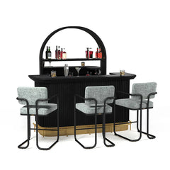 PROBSTL2ARMS - Prohibition Barstool