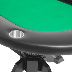 BBO POKER The Elite Poker Table with Black Racetrack